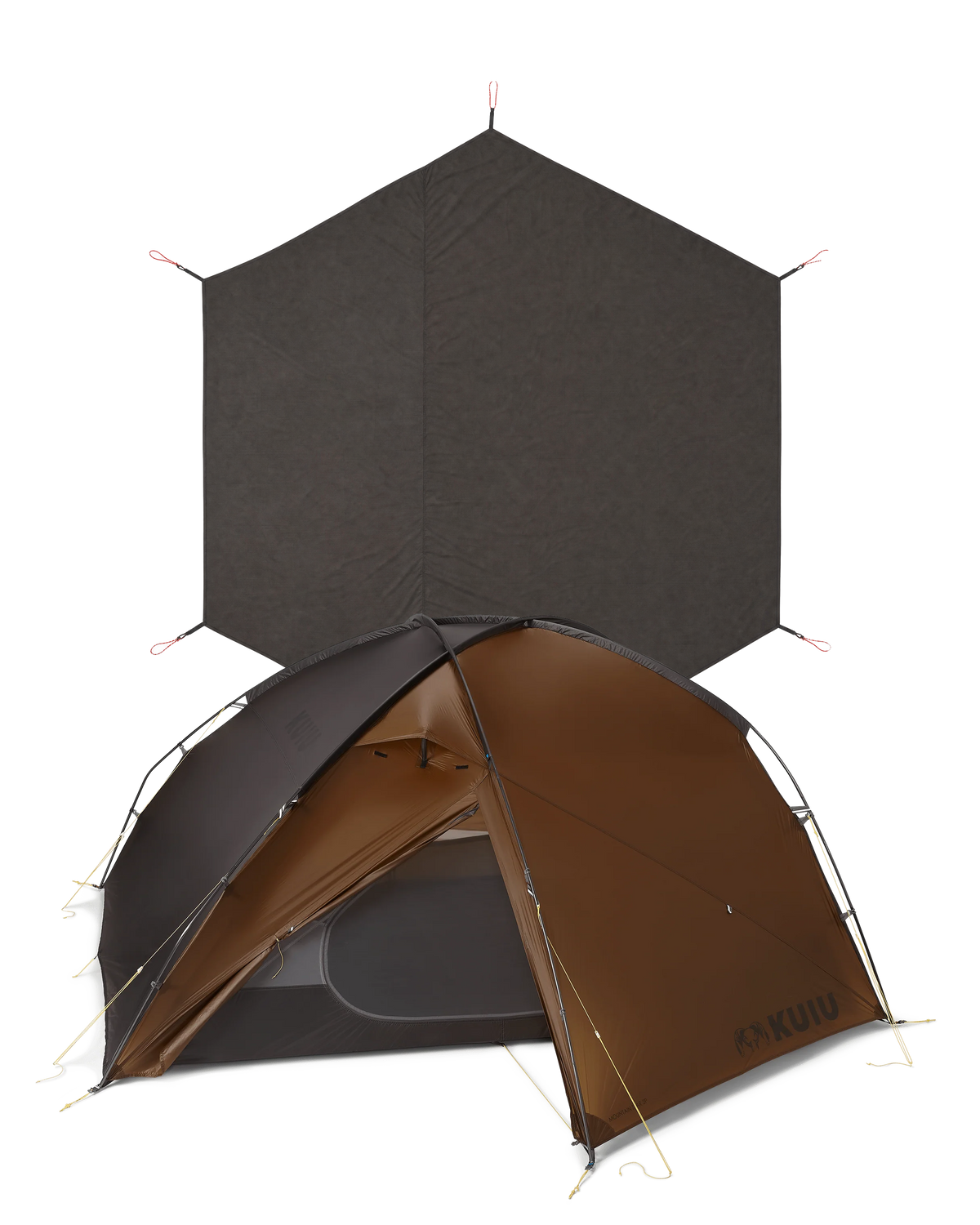 Mountain Star 3 Person Tent Set | Gunmetal-Camel