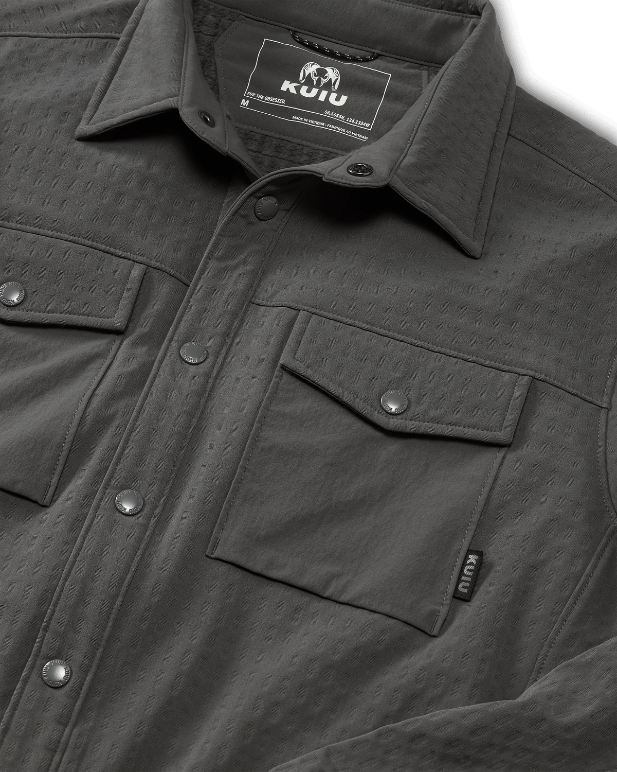 Blockfield Fleece Shirt Jacket | Gunmetal