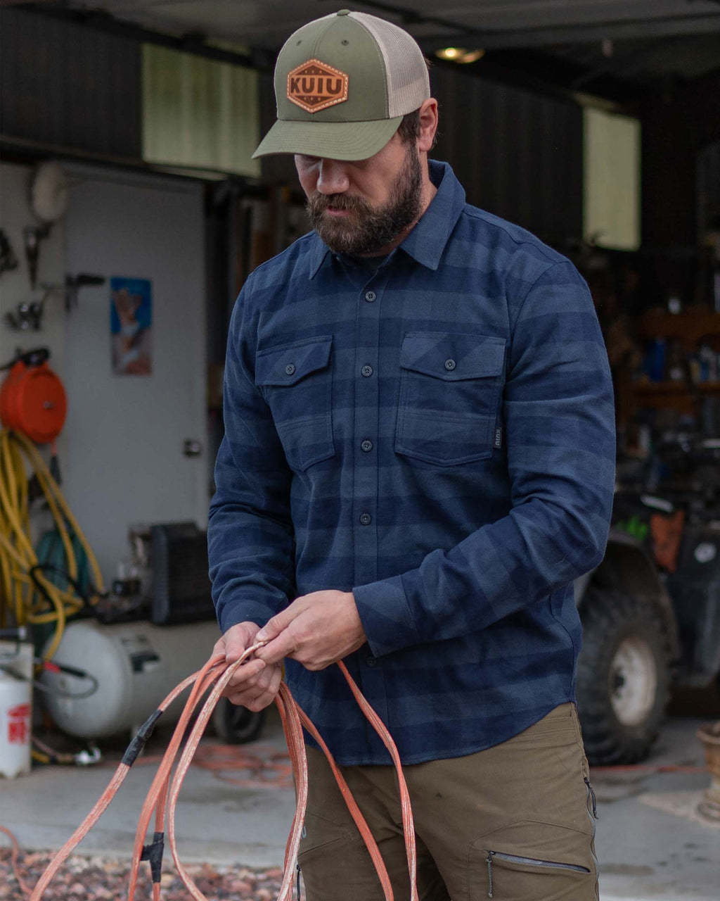 Outlet Field Flannel Shirt | Red/Black Buffalo Check