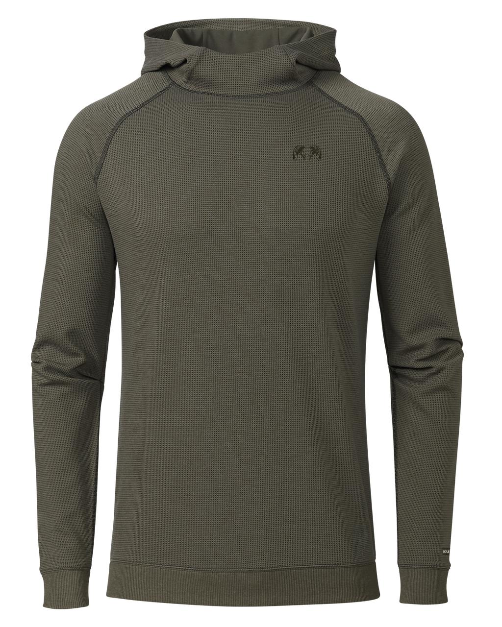 Canyon Waffle Hoodie | Ash Heather