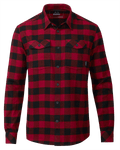 Outlet Field Flannel Shirt | Red/Black Buffalo Check
