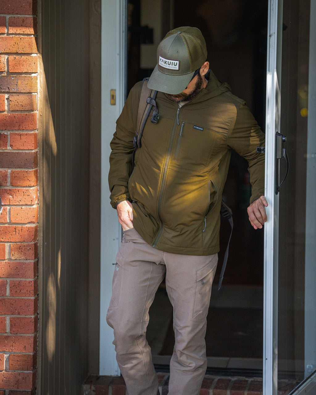 Transit Packable Hooded Jacket | Gunmetal/Stone
