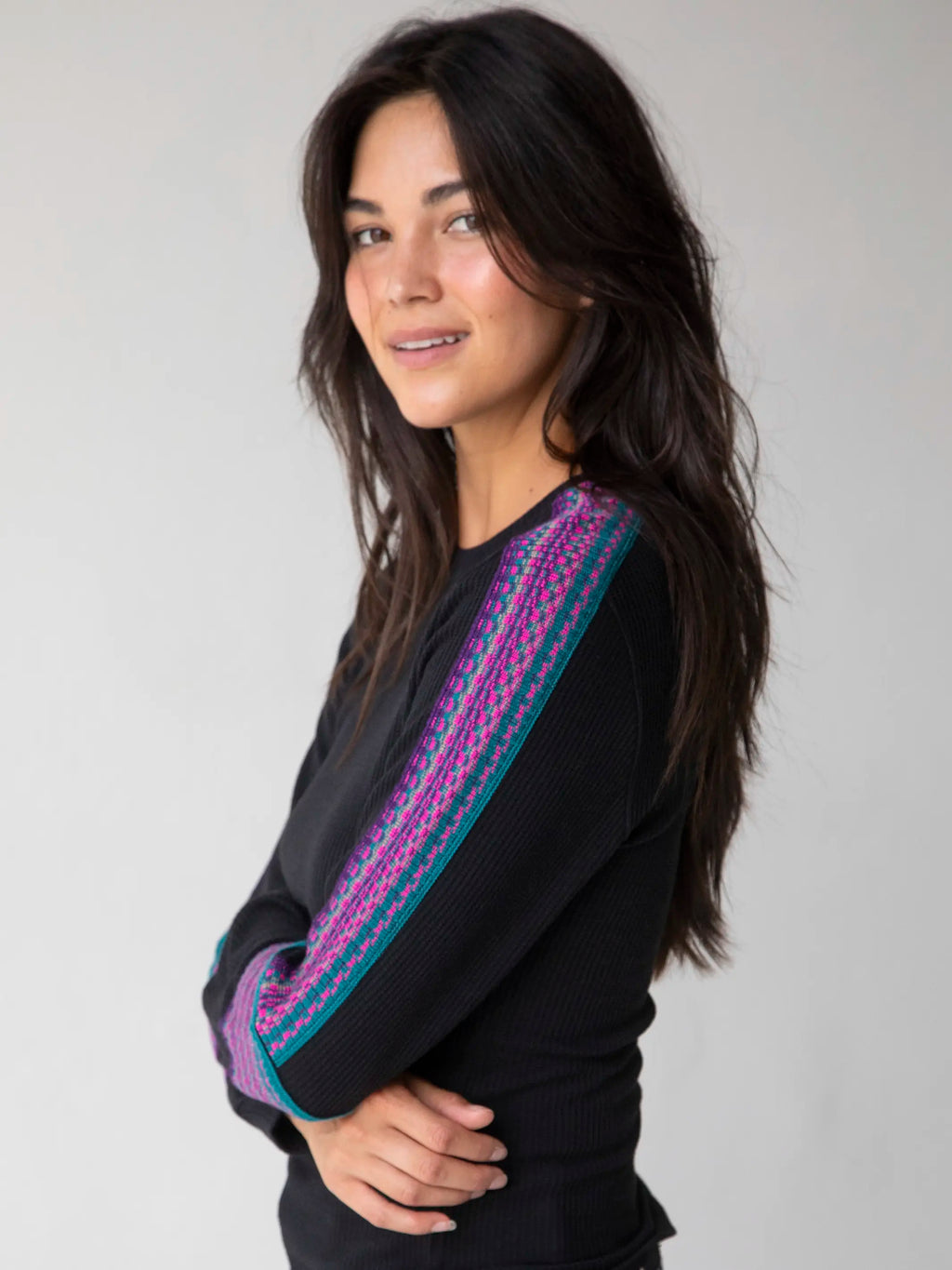 London Trim Top - Black