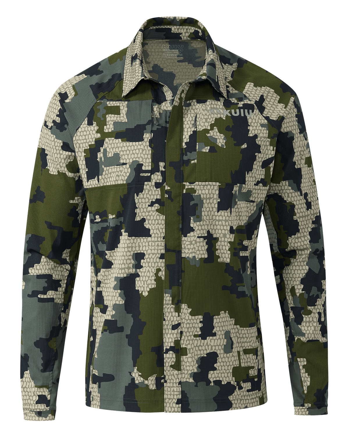 Tiburon Hybrid Snap Shirt | Verde