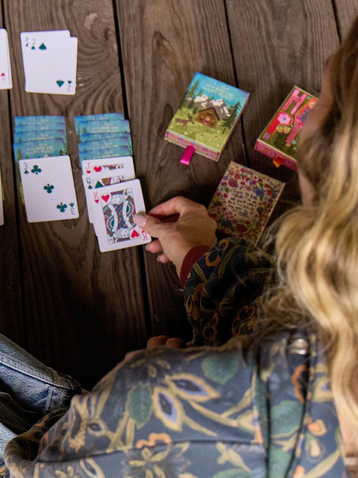 Deck of Playing Cards - Cabin Happy Moose