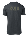 KUIU Here to Hunt Back Logo T-Shirt | Charcoal