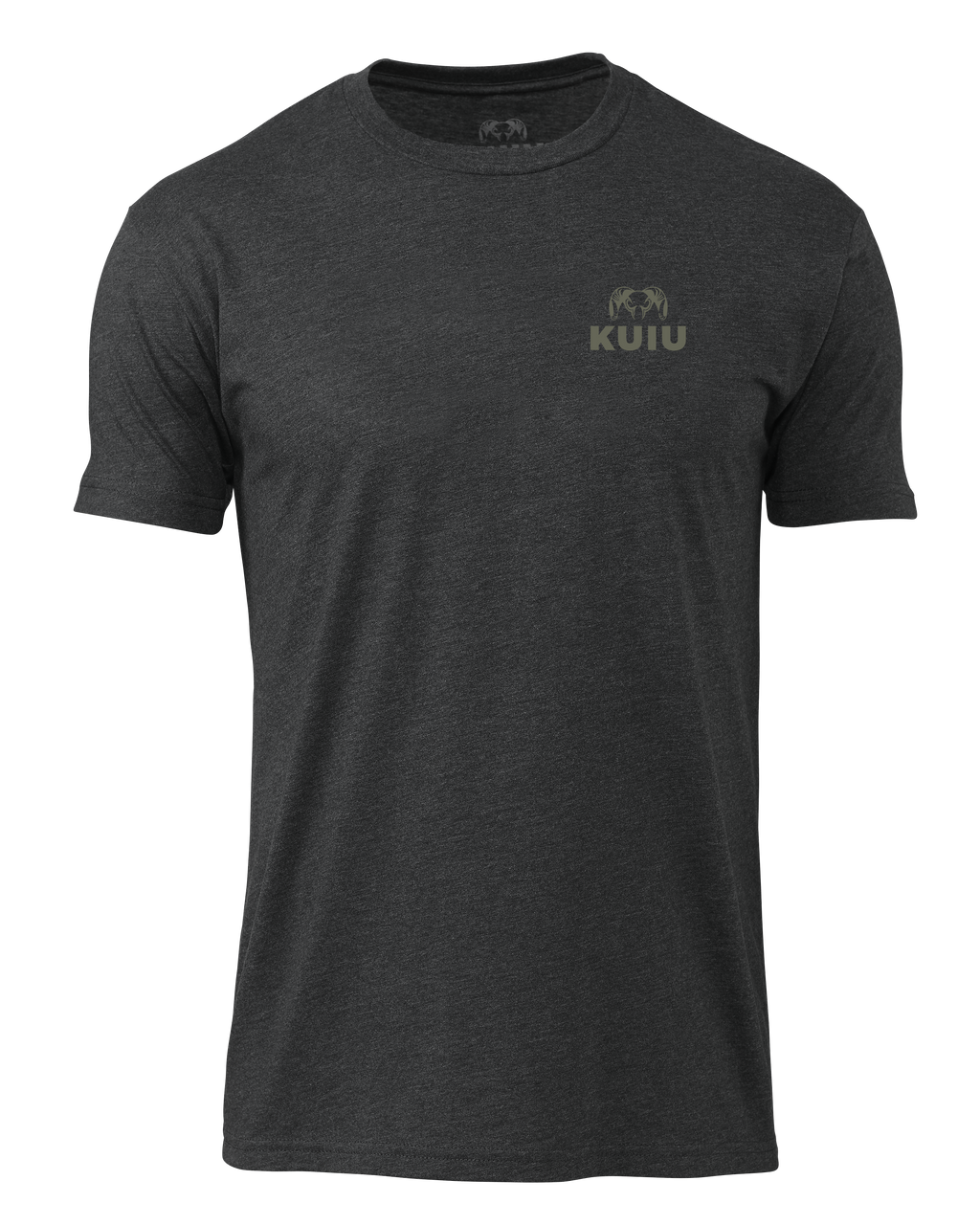 KUIU Here to Hunt Back Logo T-Shirt | Charcoal