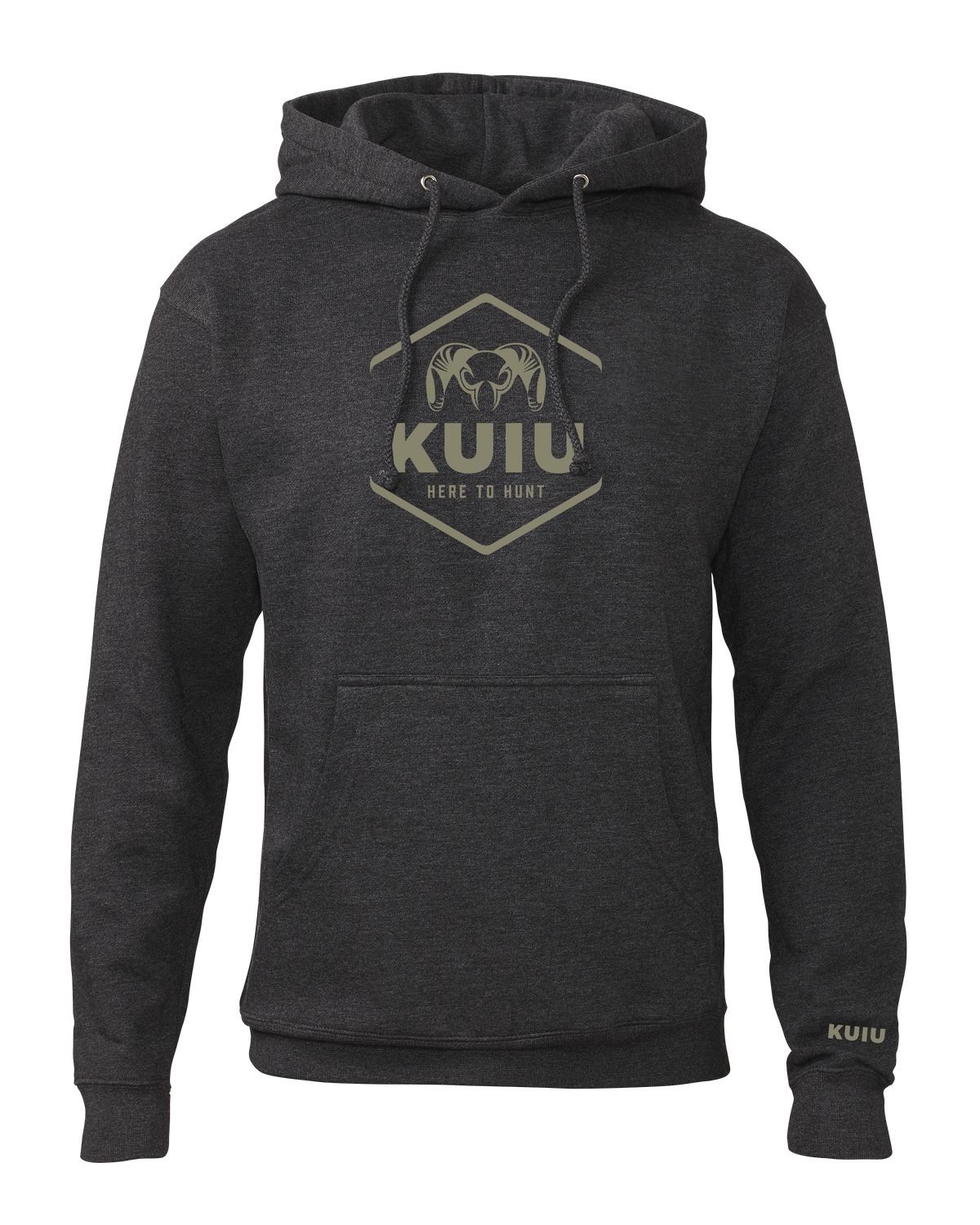 Outlet KUIU Stacked Here to Hunt Hoodie | Charcoal