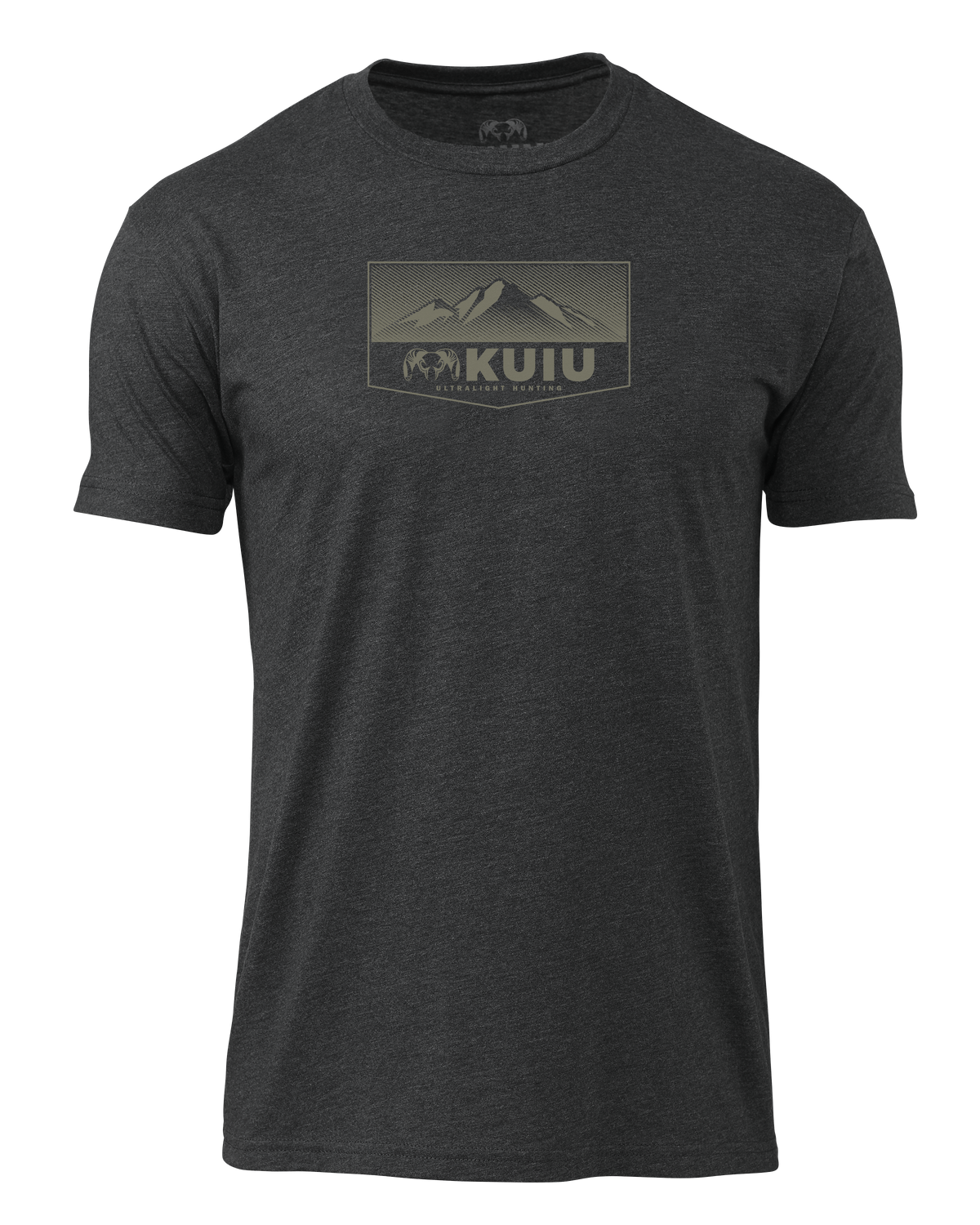 KUIU Ultralight Mountain Logo T-Shirt | Charcoal