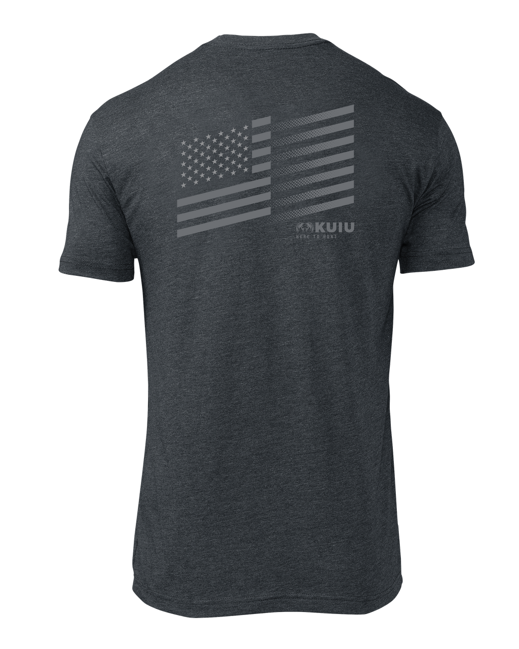 KUIU Solid Flag Fade T-Shirt | Charcoal