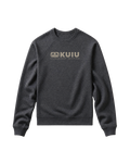 Toddler Block Logo Crewneck Sweatshirt | Dark Heather Grey