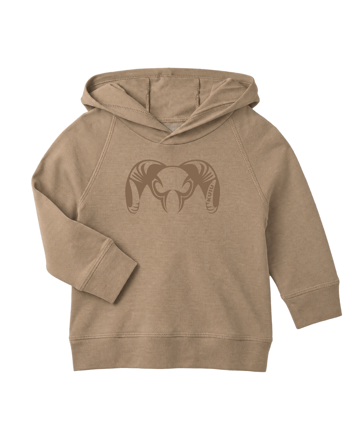 Toddler Big Ram Hoodie | Truffle