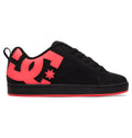 Channel true ’90s style with the Women’s Court Graffik Shoes by DC Shoes, featuring a bold red DC logo on the side, black laces, a red sole, and chunky black design.