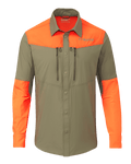 Upland Sporter Shirt | Khaki/Blaze Orange