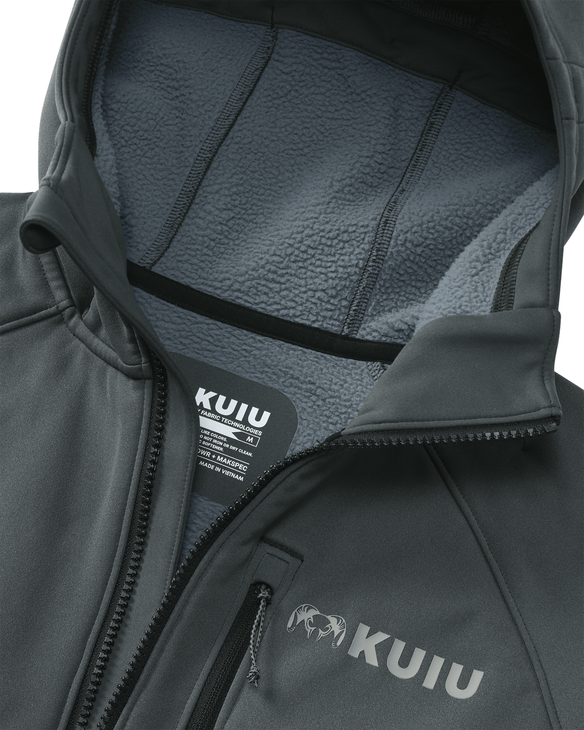 StrongFleece 275 Full Zip Hoodie | Gunmetal