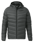 Super Down LT Hooded Jacket | Gunmetal