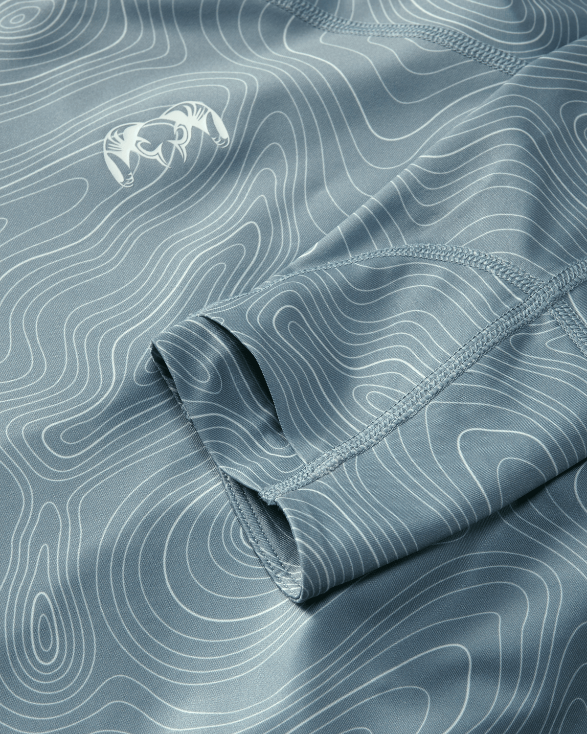 Gila LS Hoodie Topo | Glacier Topo Print