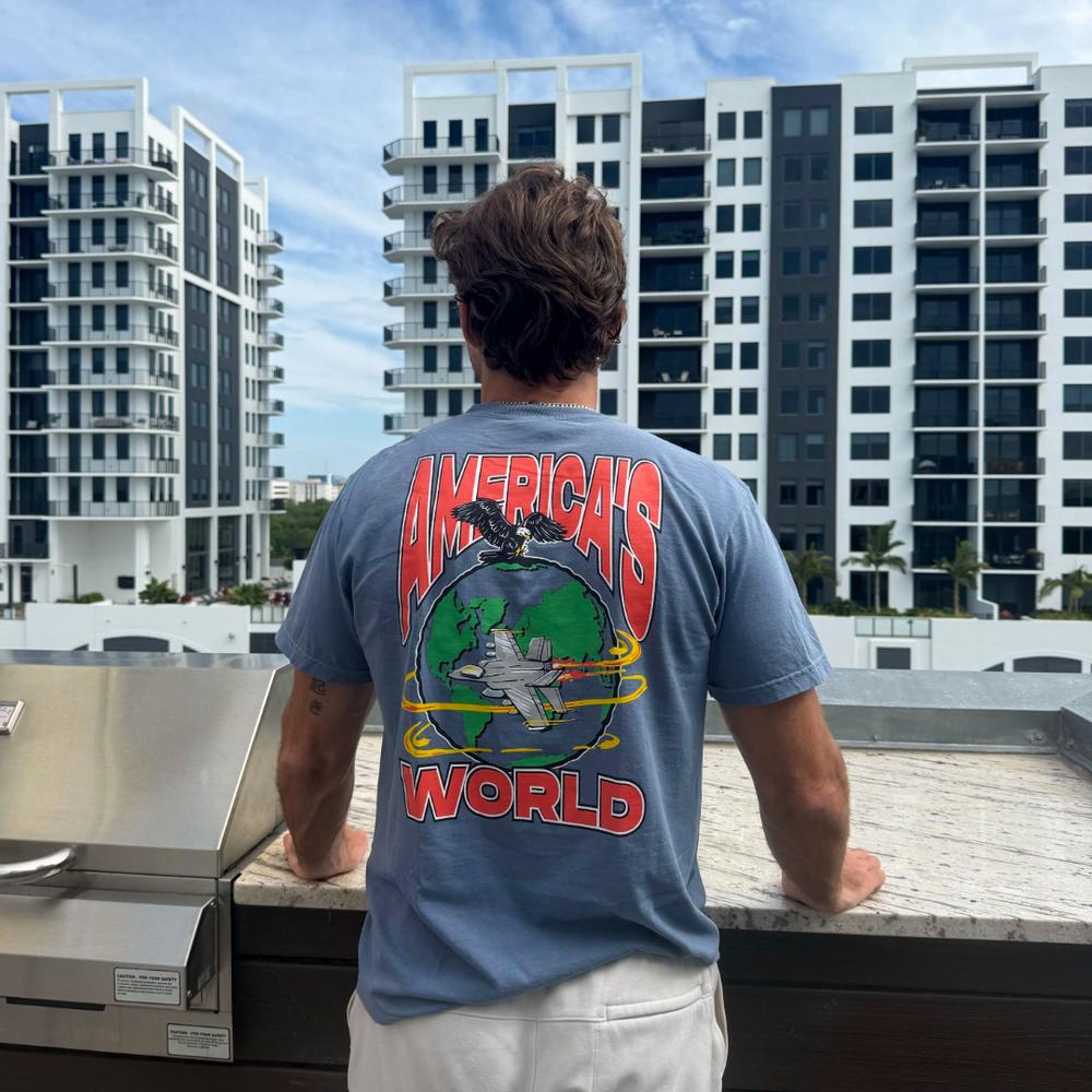 America's World Pocket Tee