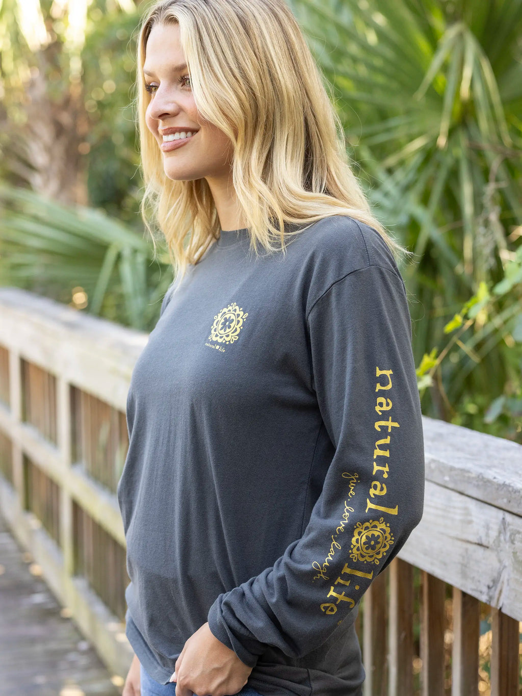 Long Sleeve Cotton Comfy Tee Shirt - Every Dog Has A Home