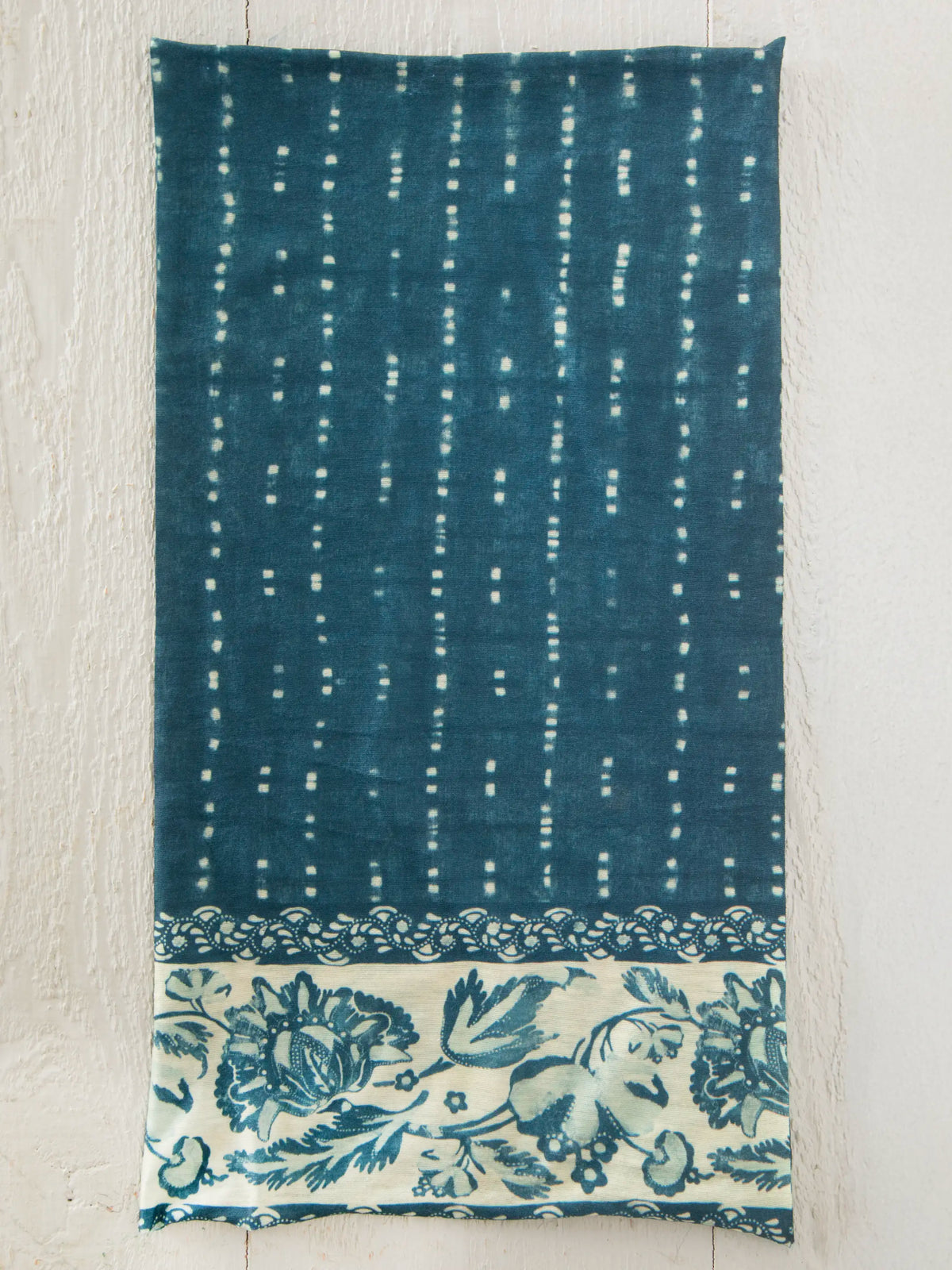 Full Boho Bandeau® Headband - Shibori Stripe Indigo