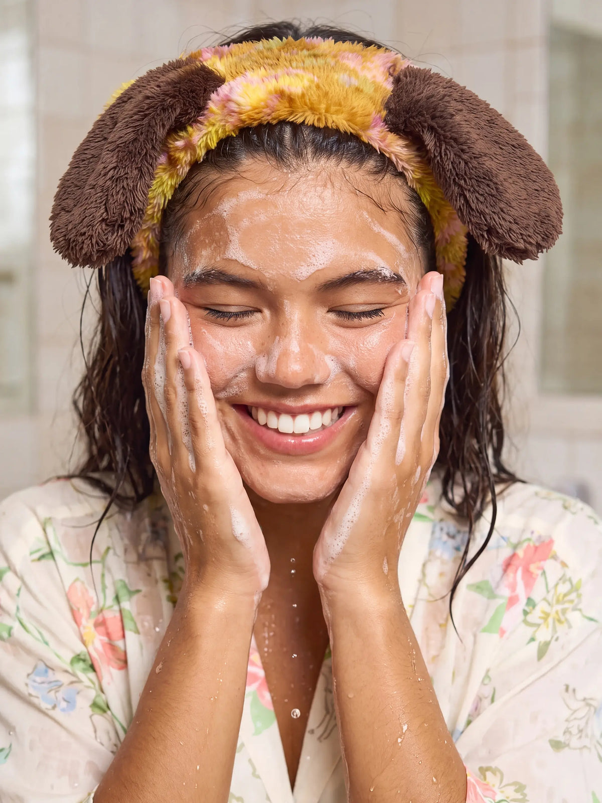 Plush Spa Headband - Dog