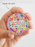 So Soft Expanding Washcloth - World Is Brighter