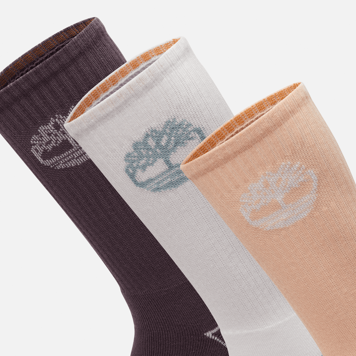 Bowden 3Pack Full Cushion Crew Sock TBL Tropical Peach ALT2