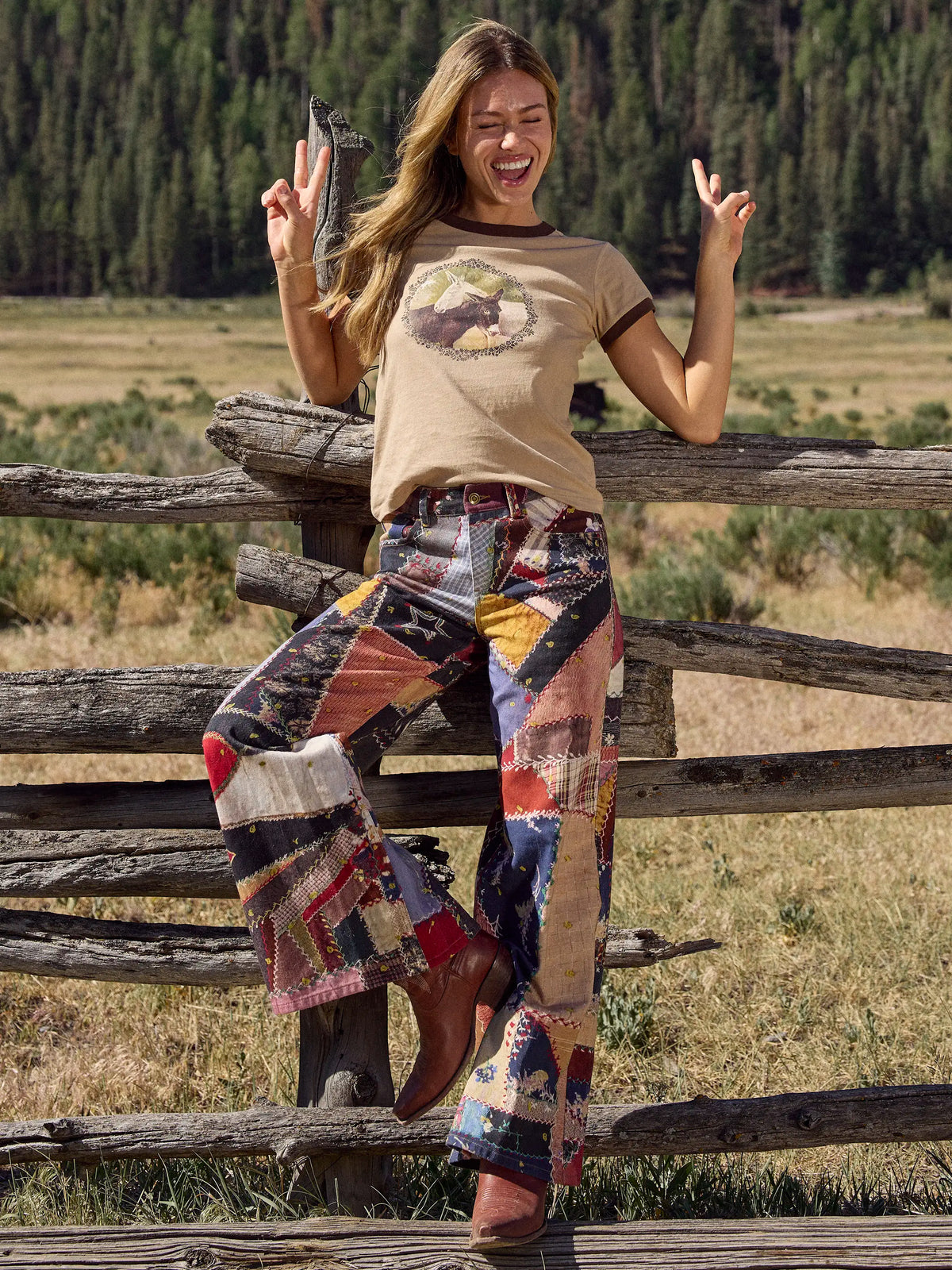Magic Denim Jeans - Brimfield Patchwork Multi