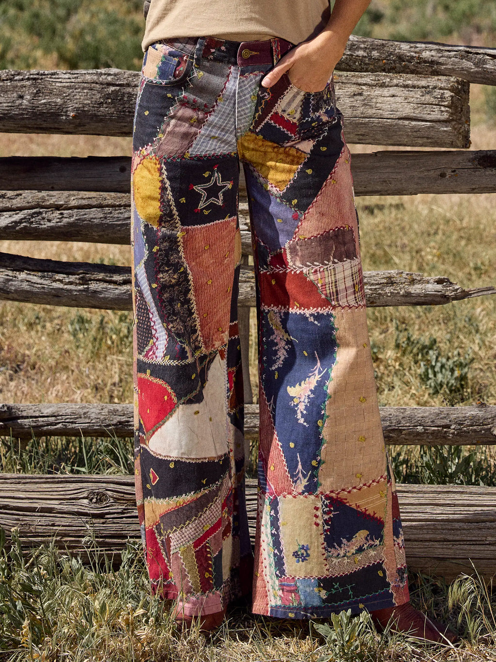 Magic Denim Jeans - Brimfield Patchwork Multi
