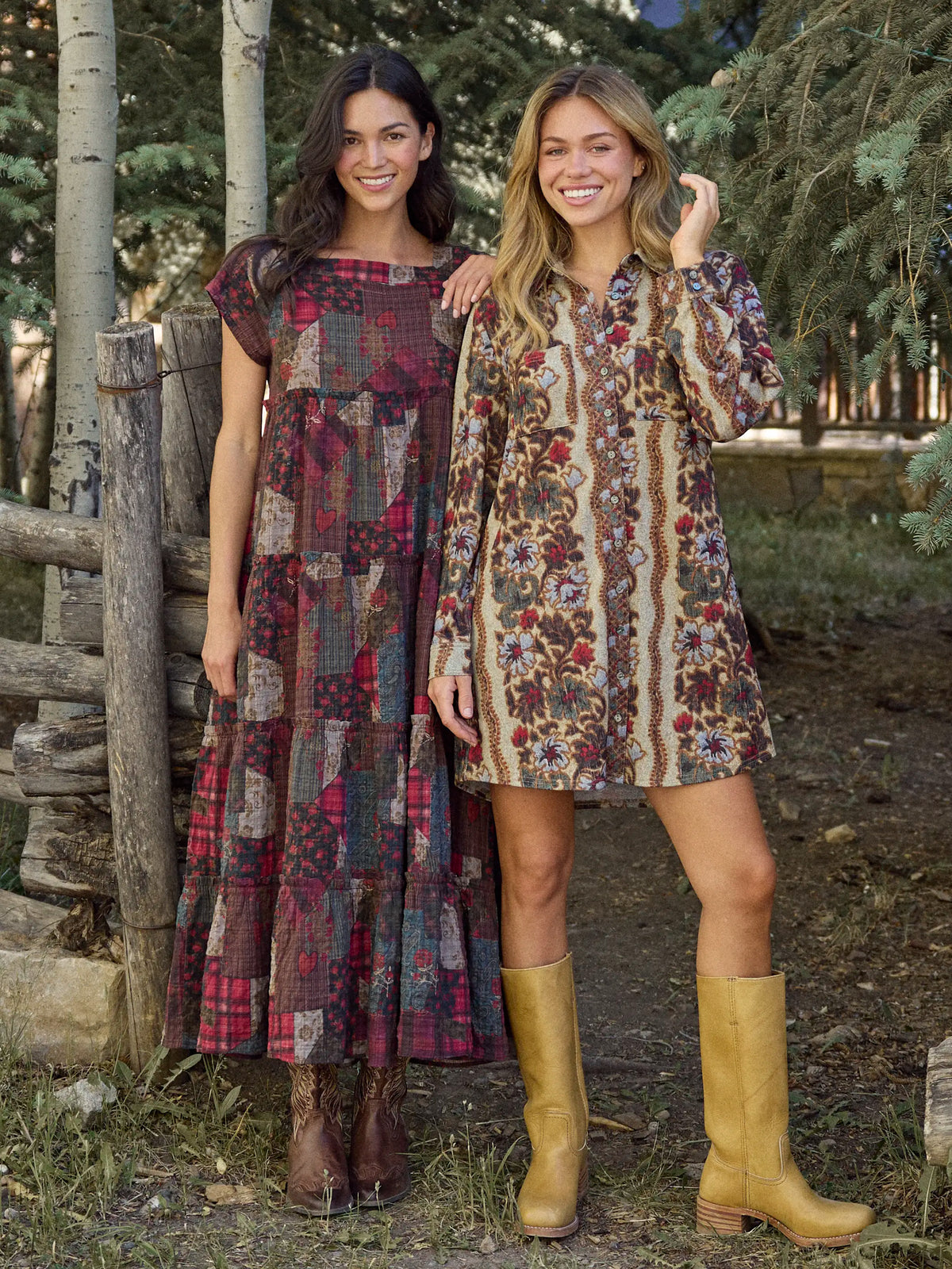 Rocky Sweater Knit Mini Dress - Brocade Tapestry Cream