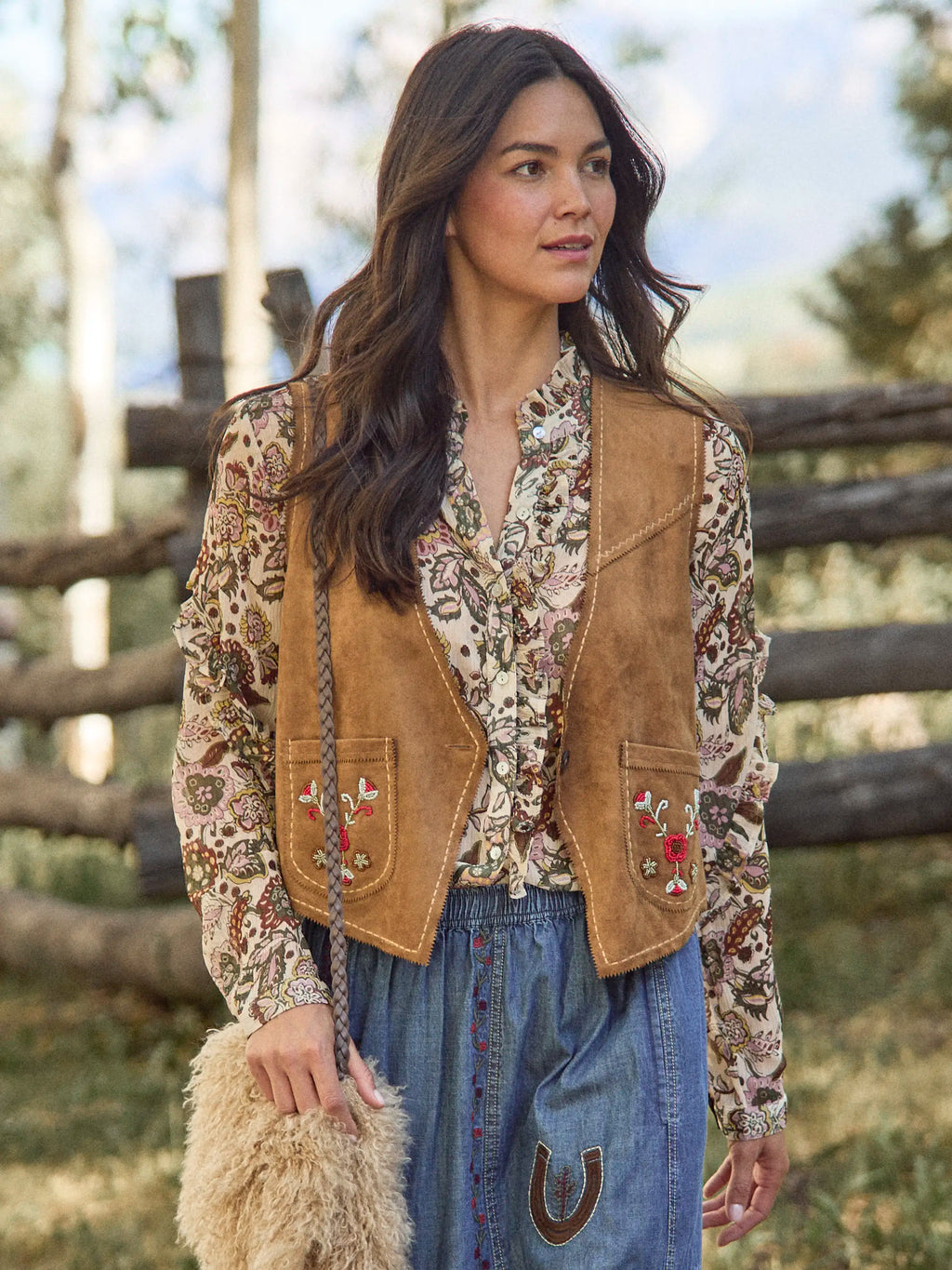 Darla Sheer Blouse - Pod Floral Mauve