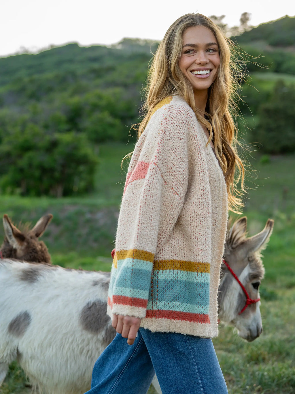 Dreamer Reversible Cardigan Sweater - Sunshine