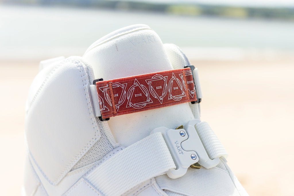 Wolf Paw: Orange Therian Straps