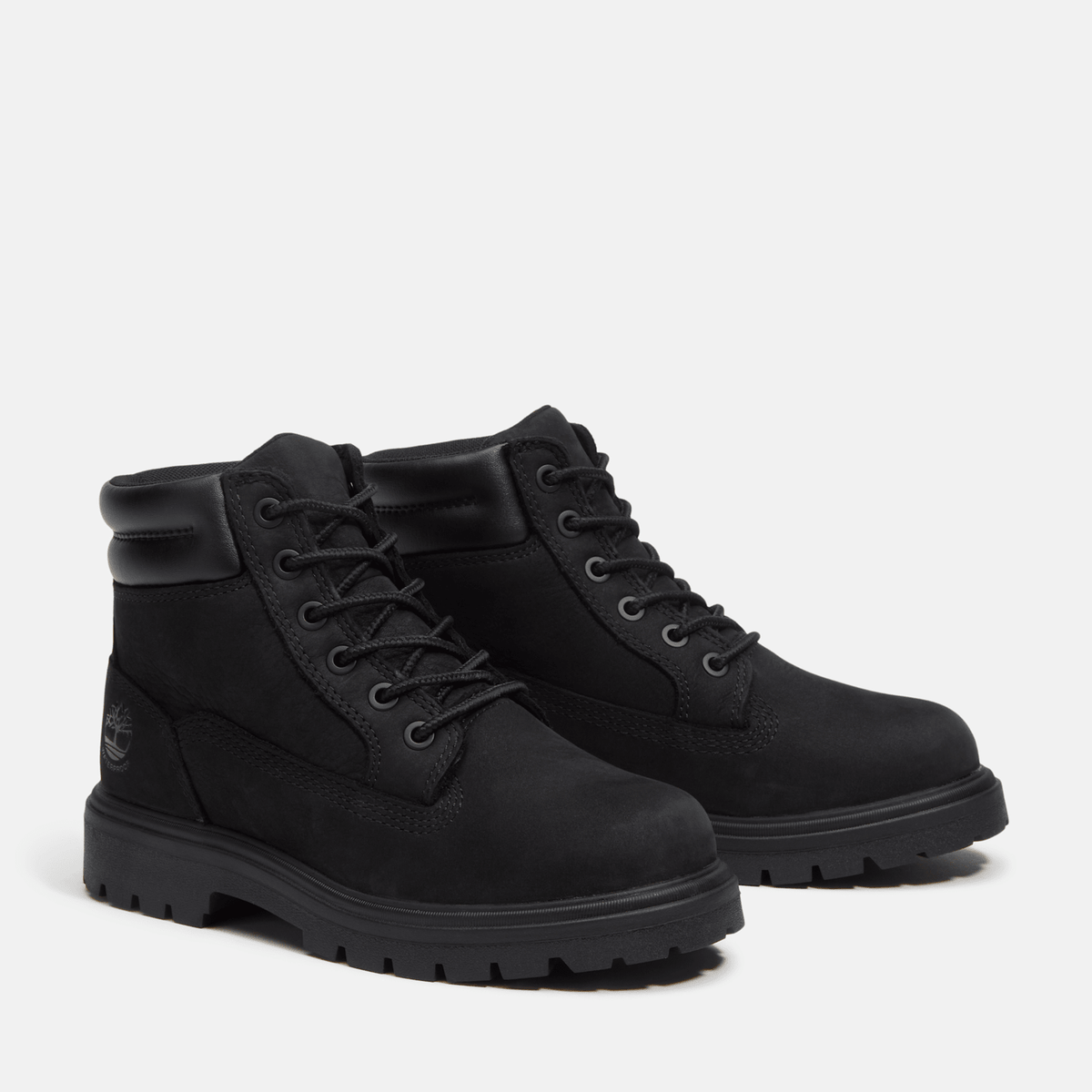 Junior Auburn Falls 6Inch Waterproof Boot TBL Black Nubuck ALT4