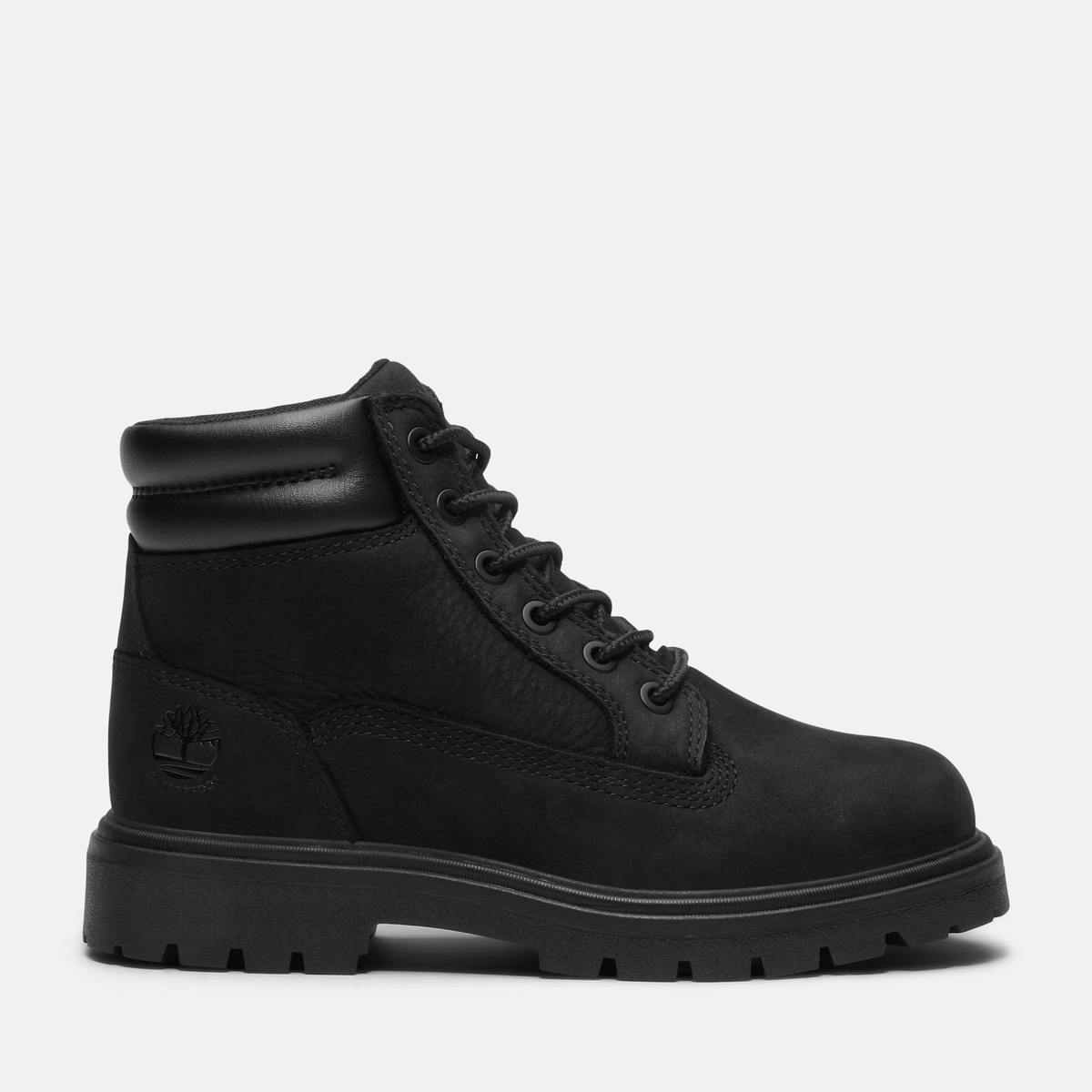 Junior Auburn Falls 6Inch Waterproof Boot TBL Black Nubuck HERO