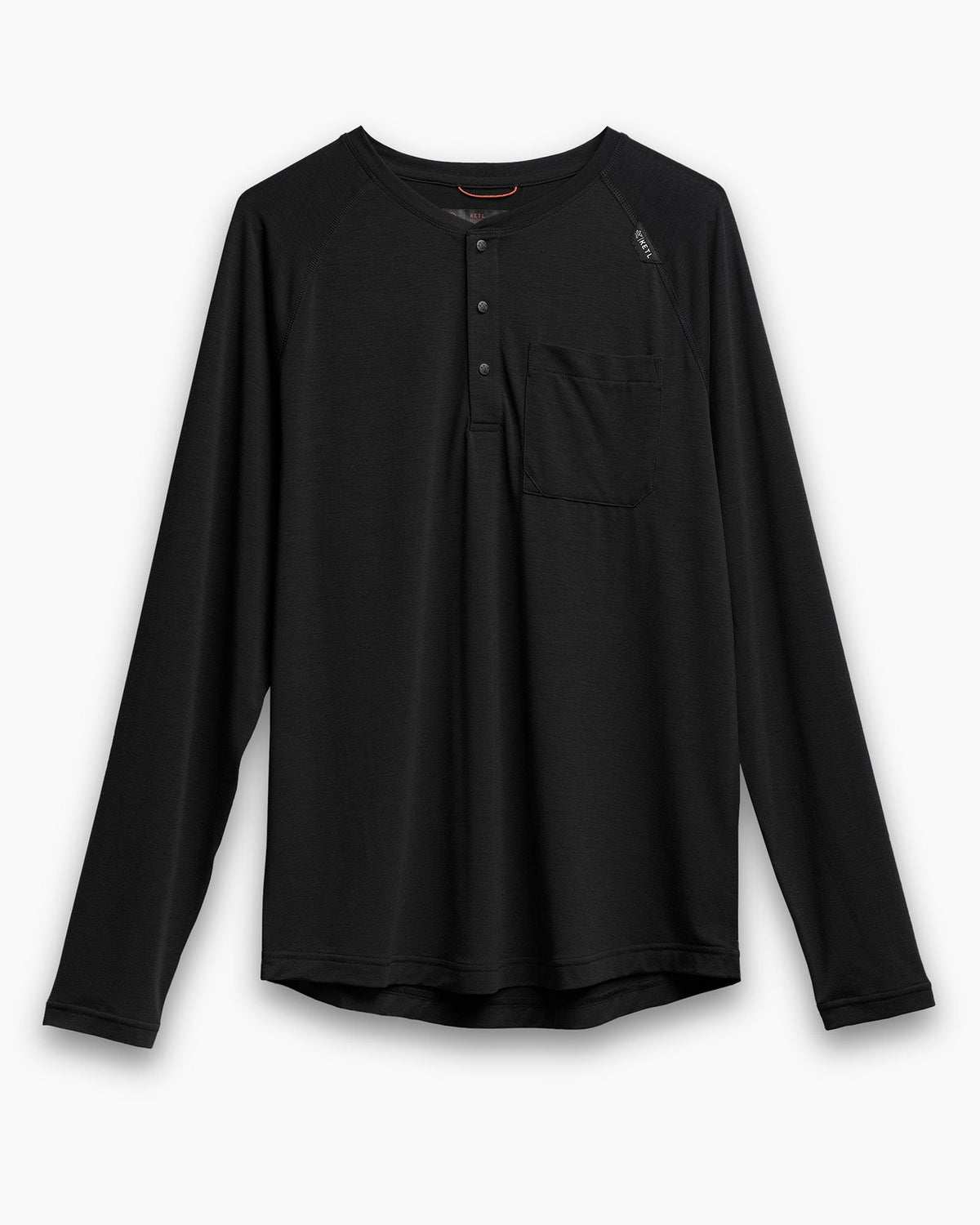 Departed Featherweight Travel Henley Pocket Tee