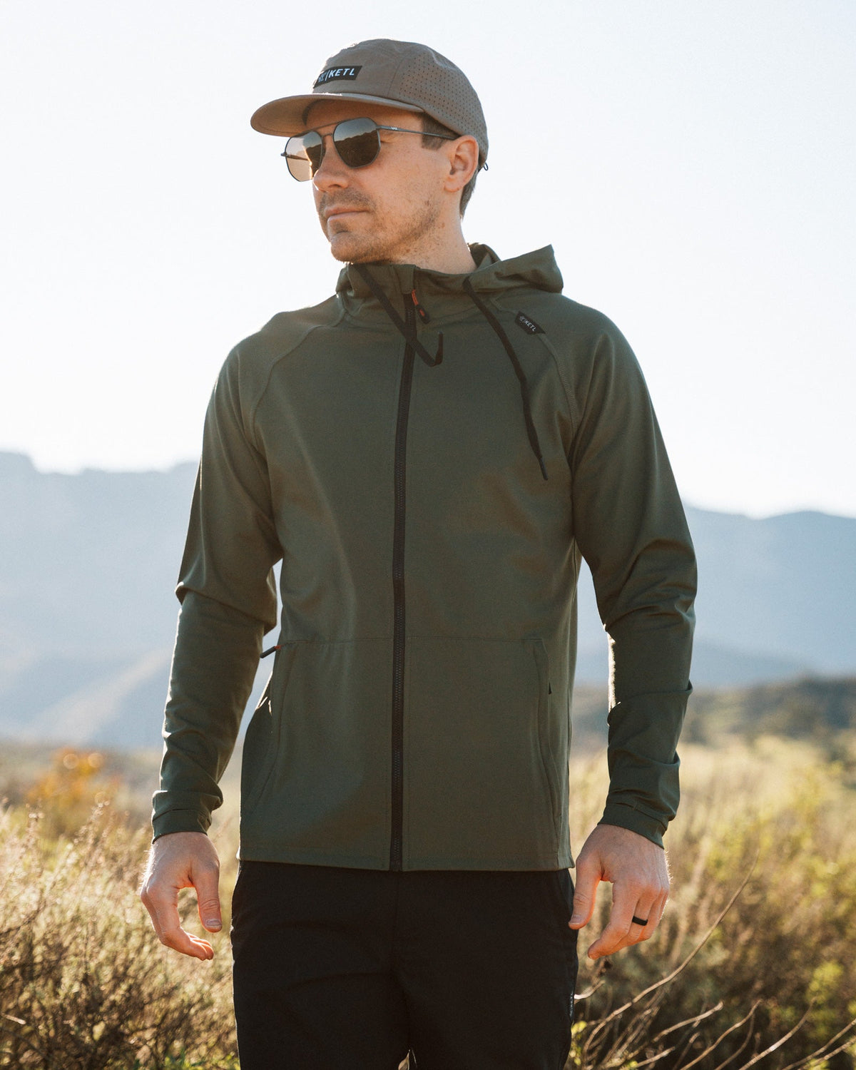 MilesBound Travel Zip Up Hoodie