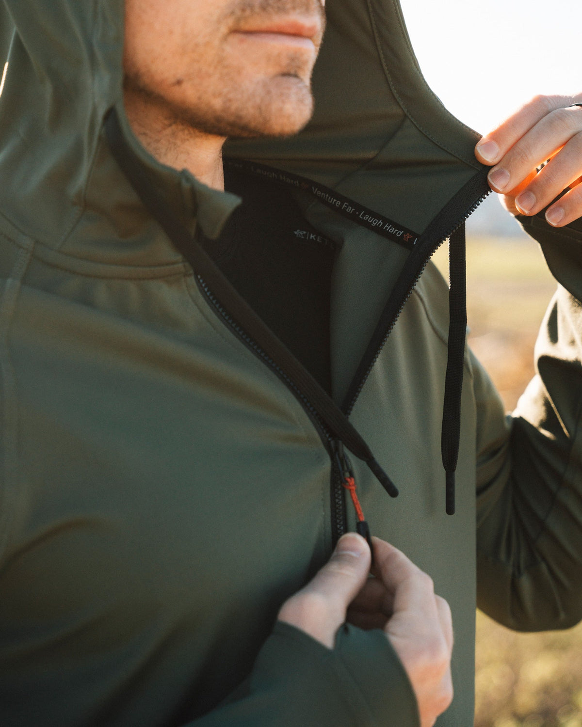 MilesBound Travel Zip Up Hoodie