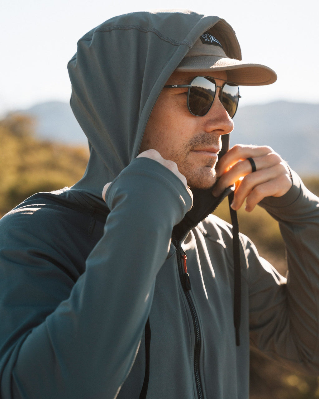 MilesBound Travel Zip Up Hoodie