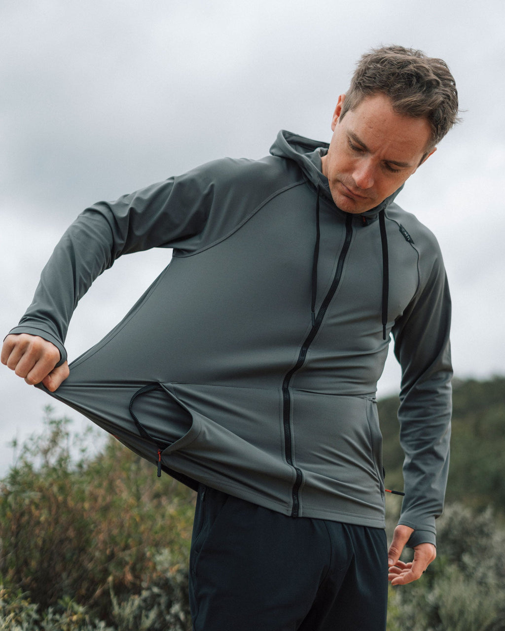 MilesBound Travel Zip Up Hoodie