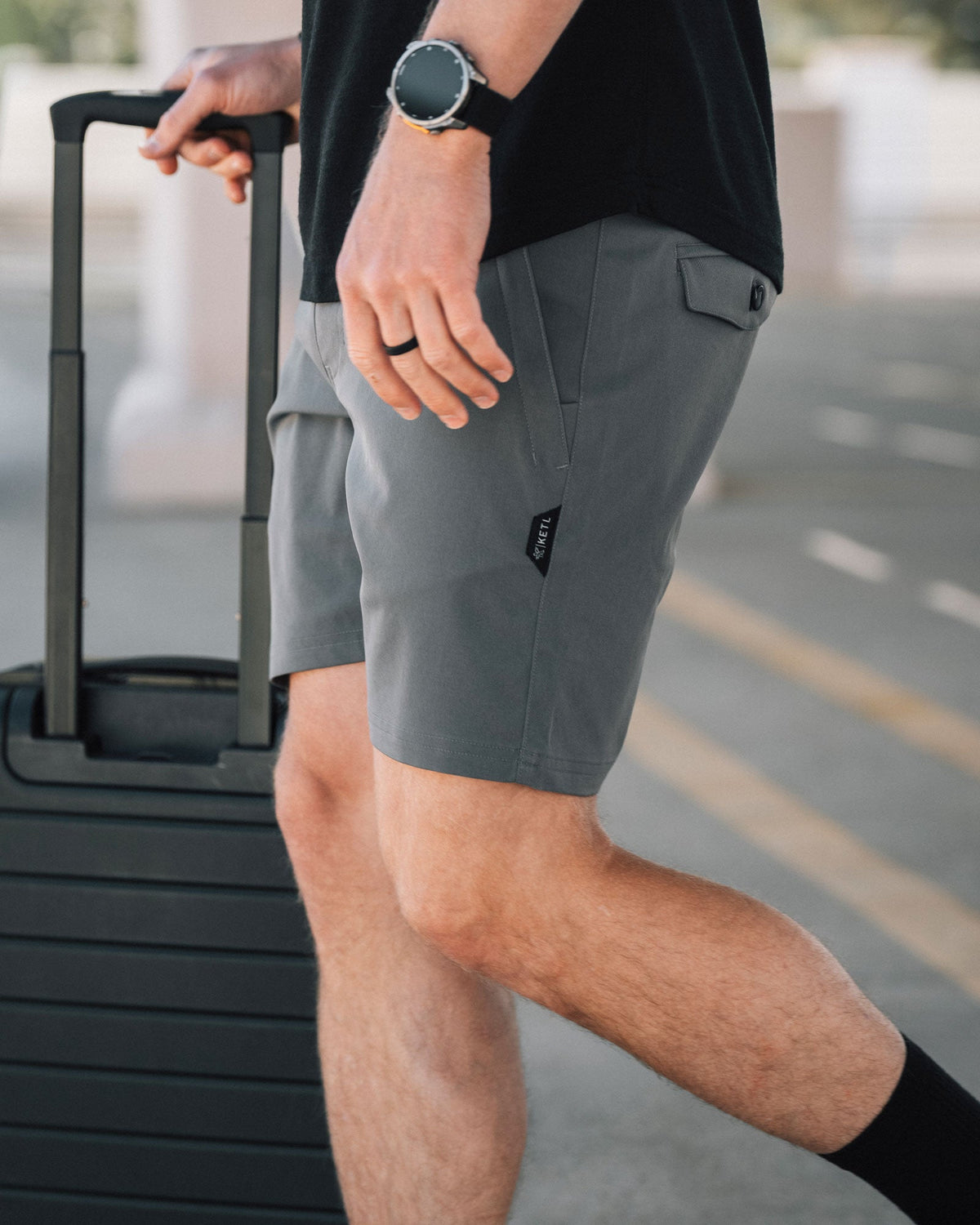 Tomfoolery Chino Travel Shorts 7"