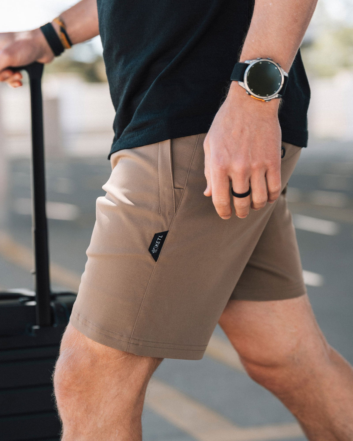 Tomfoolery Chino Travel Shorts 7"