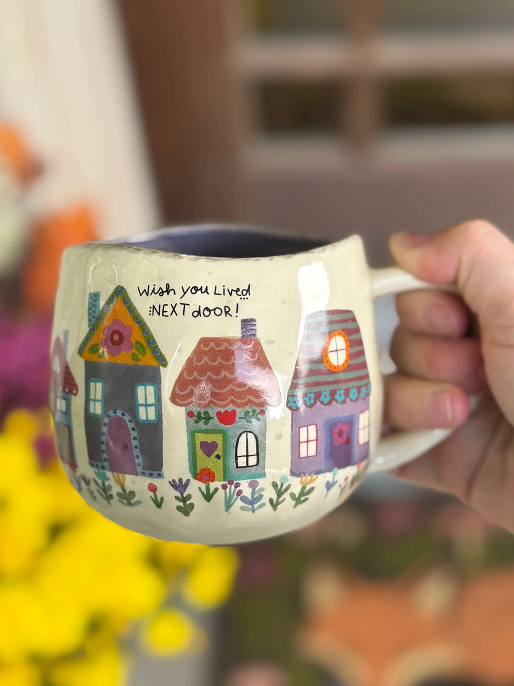 Artisan Coffee Mug - Wish You Lived Next Door