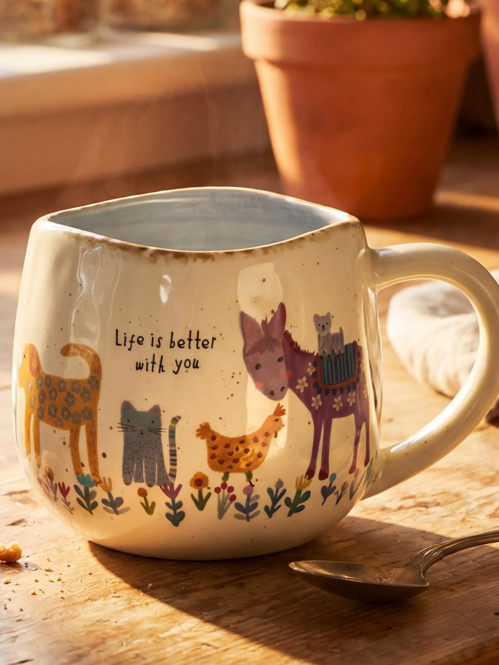 Artisan Coffee Mug - Life Is Better With You