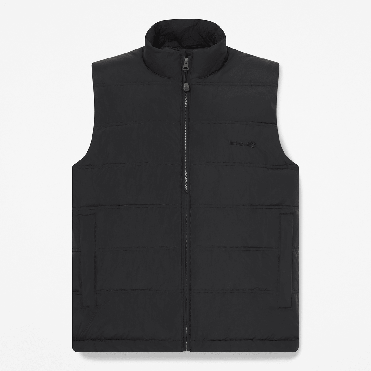 Mens Axis Peak Water Repellent Puffer Vest TBL Black HERO