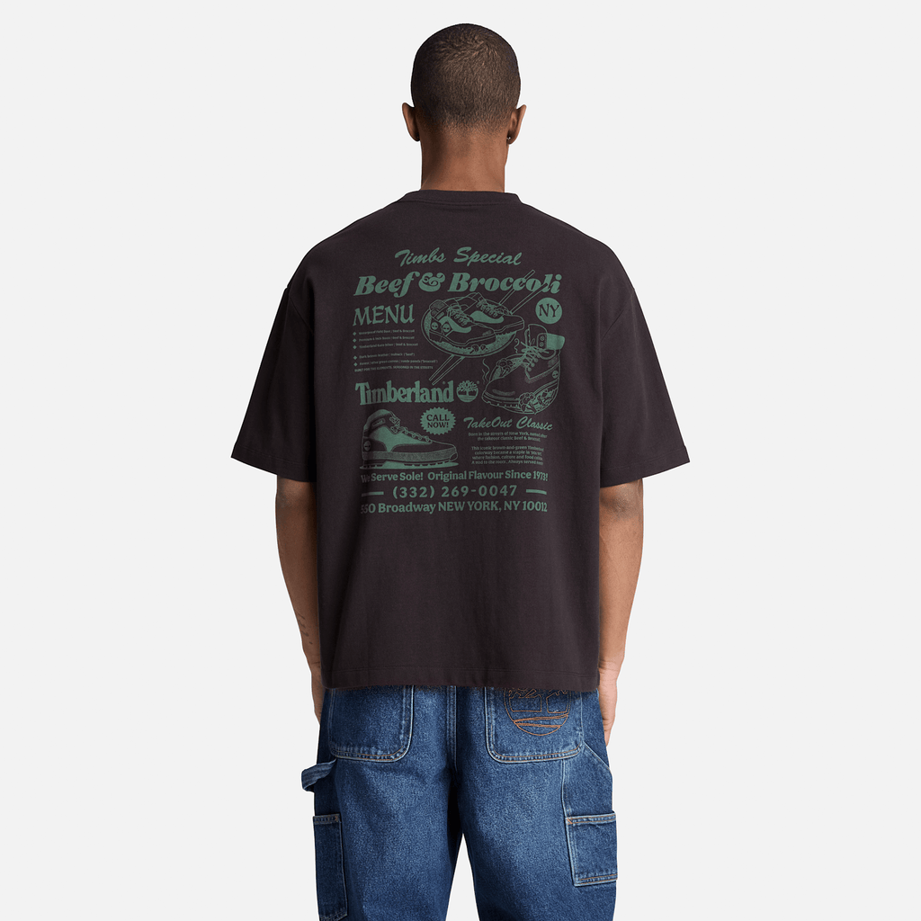 Mens Beef  Broccoli Graphic TShirt TBL Black ALT8