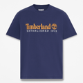 Mens Established 1973 Embroidered ShortSleeve TShirt TBL Dark Navy HERO