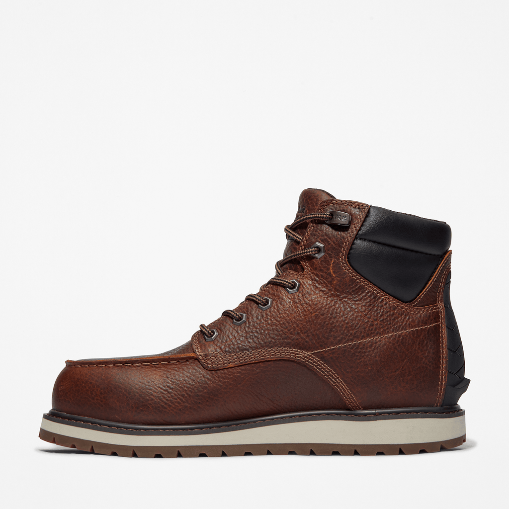 Mens Irvine 6 Alloy Toe Work Boot TBL Brown ALT6
