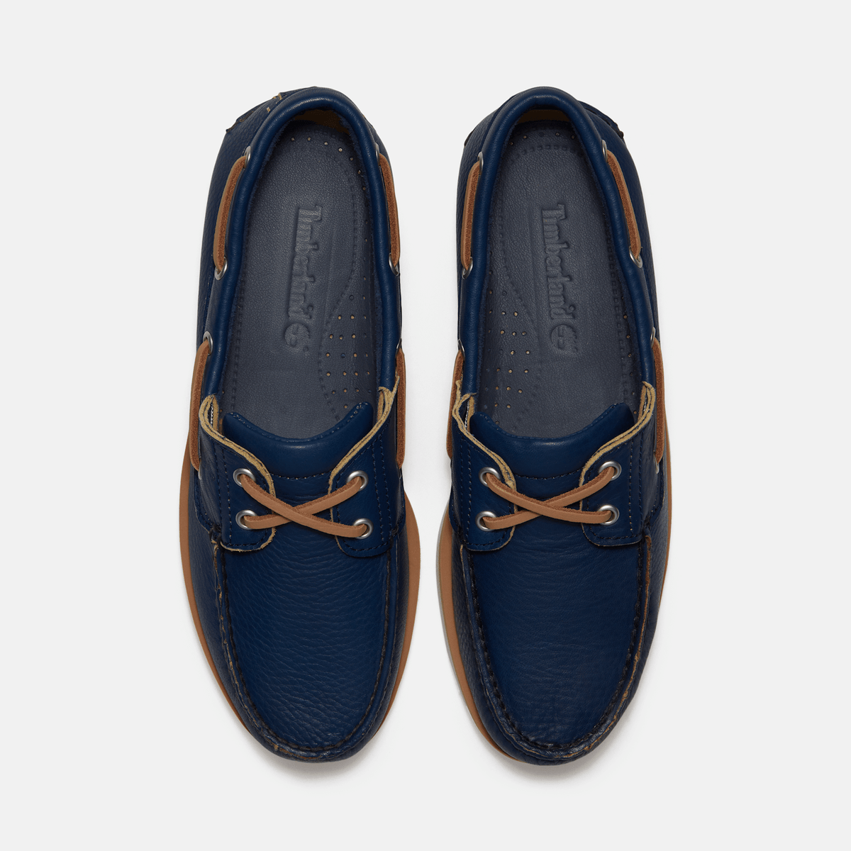 Mens Lake House Classic 2Eye Boat Shoe TBL Dark Blue FullGrain ALT2