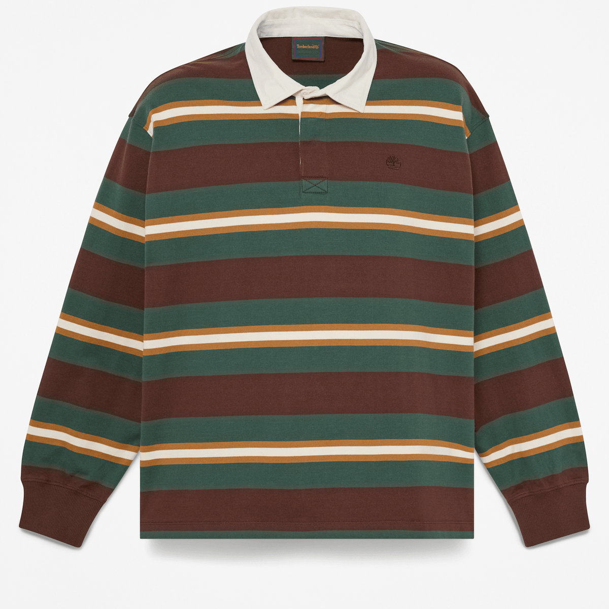 Mens LongSleeve Rugby Polo TBL Chicory Coffee Brown HERO